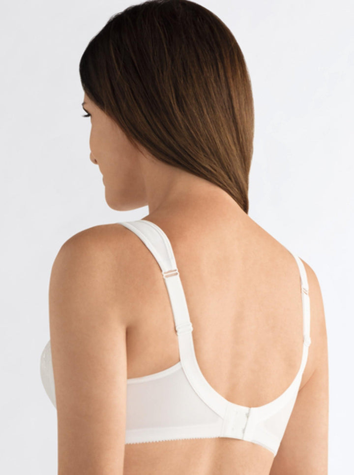 Amoena Isadora  Wire Free Mastectomy Bra - White - Erilan