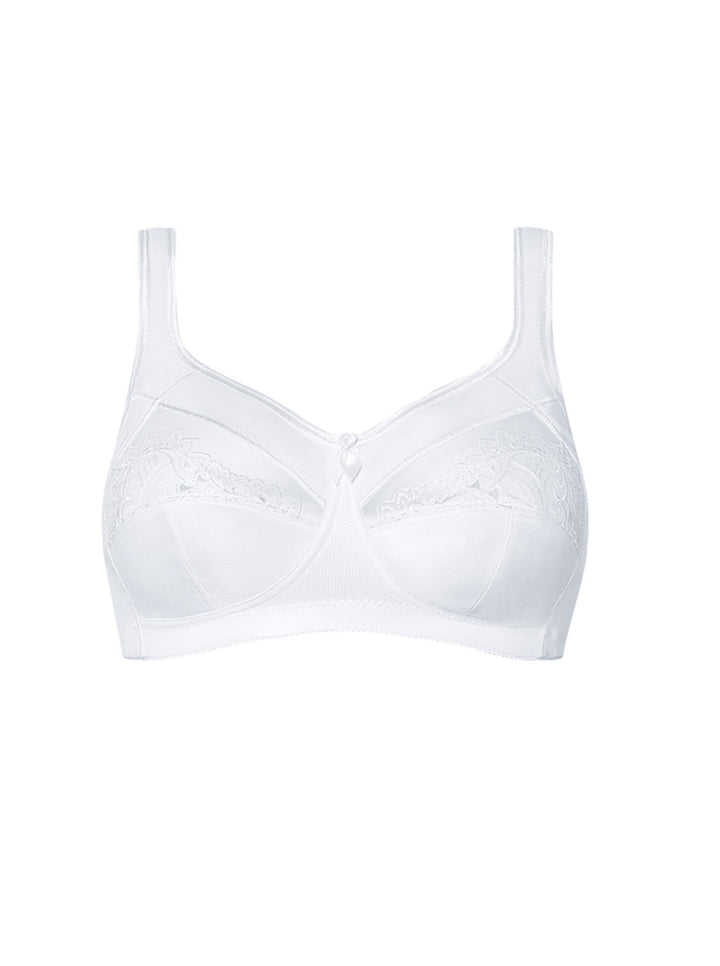 Amoena Isadora  Wire Free Mastectomy Bra - White - Erilan