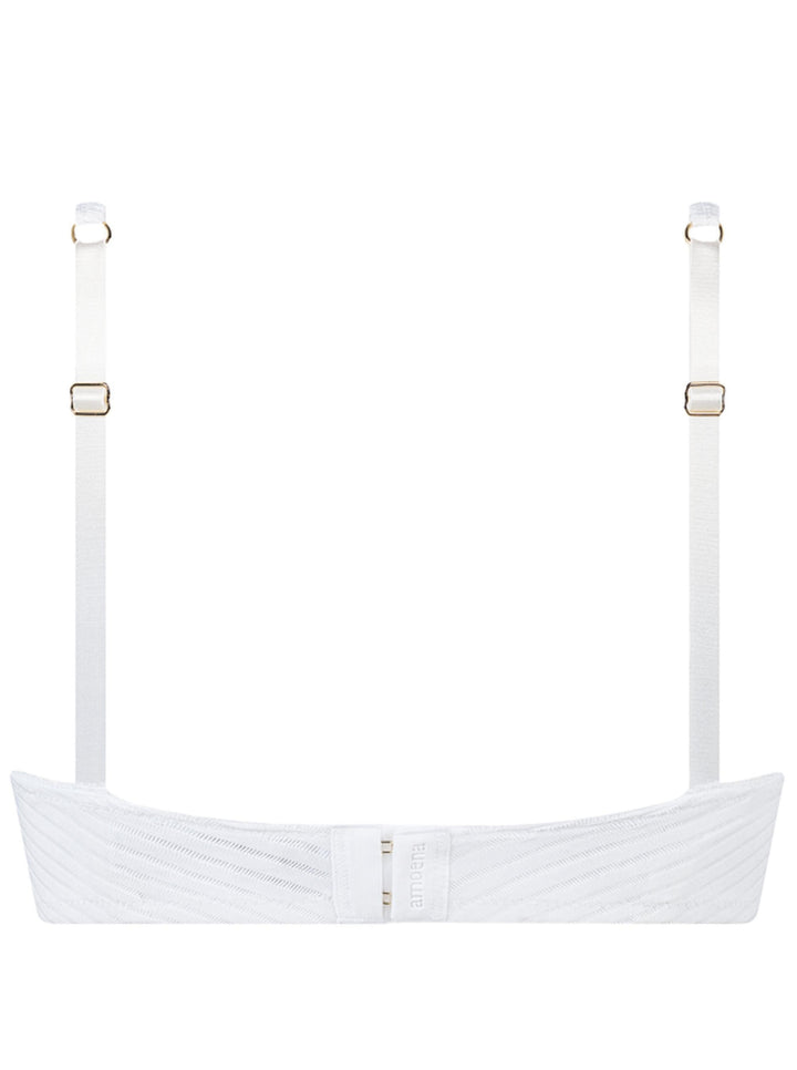 Amoena Karolina Padded Wire Free Mastectomy Bra - White - Erilan