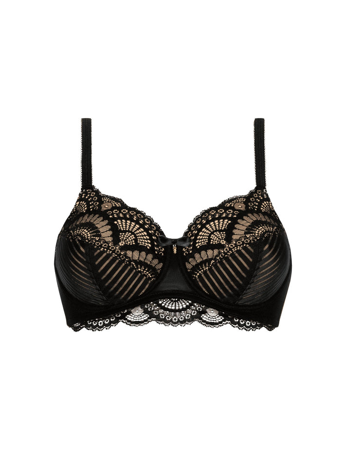 Amoena Karolina Underwire Mastectomy Bra - Black - Erilan