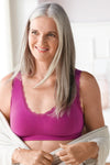 Amoena Kitty Wire Free Mastectomy Bra - Magenta