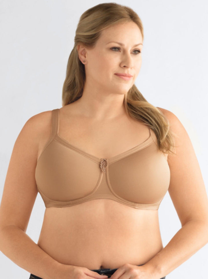 Amoena Lara Wire Free Padded Mastectomy Bra - Nude - Erilan