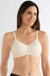 Amoena Lara Wire Free Padded Mastectomy Bra - Off white