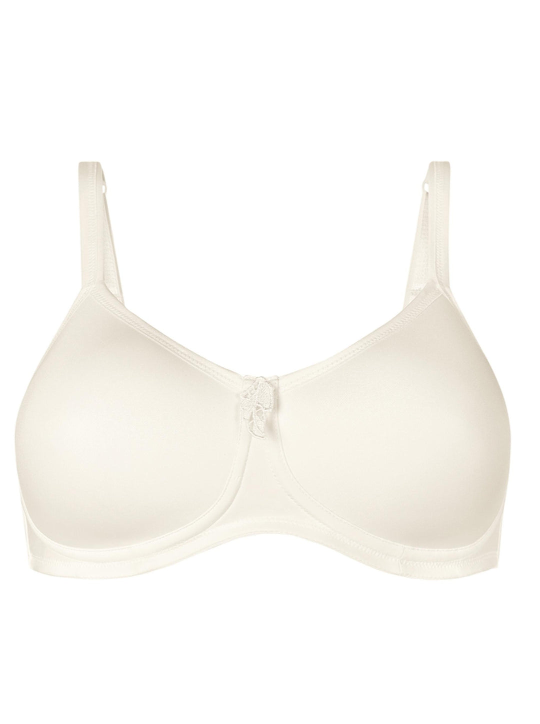 Amoena Lara Wire Free Padded Mastectomy Bra - Off white - Erilan