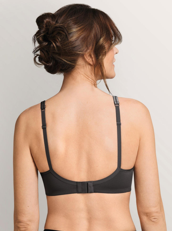 Amoena Mara Padded Mastectomy Bra - Dark Grey - Erilan