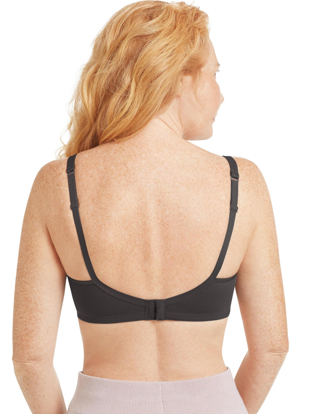 Amoena Mara Padded Front Fastening Mastectomy Bra - Dark Grey - Erilan