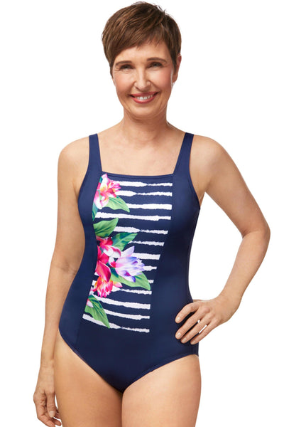 Amoena Maritime Meadow Mastectomy Swimsuit - Erilan