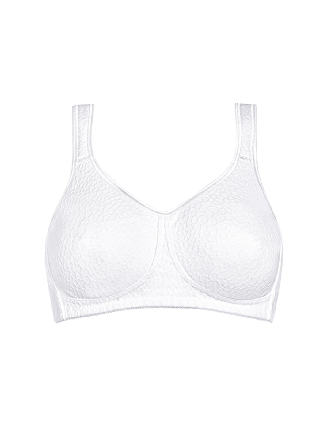 Amoena Mona Wire Free Mastectomy Bra - White - Erilan