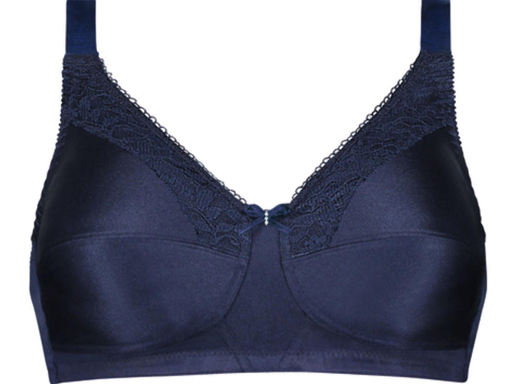 Amoena Nancy Wire Free Mastectomy Bra - Dark Blue - Erilan