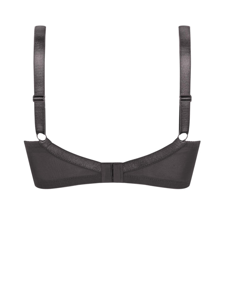 Amoena Nancy Front Fastening Mastectomy Bra - Dark Grey - Erilan