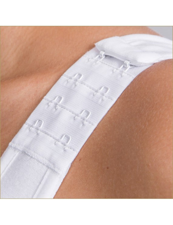 Lipoelastic PI Special Comfort Post Surgery Bra: White - Erilan