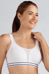 Amoena Performance Wire Free Mastectomy Sports Bra - White