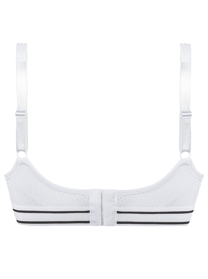 Amoena Performance Wire Free Mastectomy Sports Bra - White - Erilan