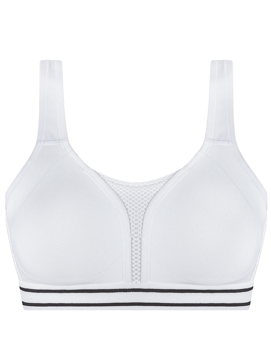 Amoena Performance Wire Free Mastectomy Sports Bra - White - Erilan