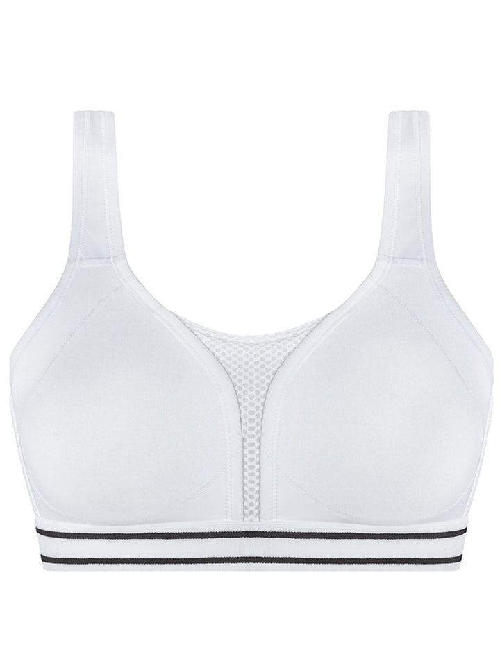 Amoena Performance Wire Free Mastectomy Sports Bra - White - Erilan