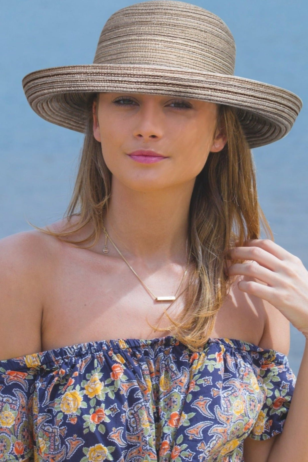 Rigon Helena Breton Hat - Light Brown - Erilan