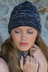 Rigon Salt and Pepper Unisex Knitted Beanie - Black/White
