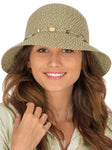 Cancer Council Bohemian Bucket Style Hat - Pistachio