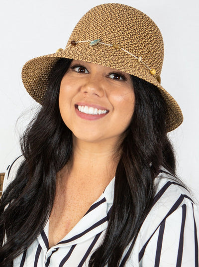 Cancer Council Bohemian Bucket Style Hat - Chocolate Fleck - Erilan