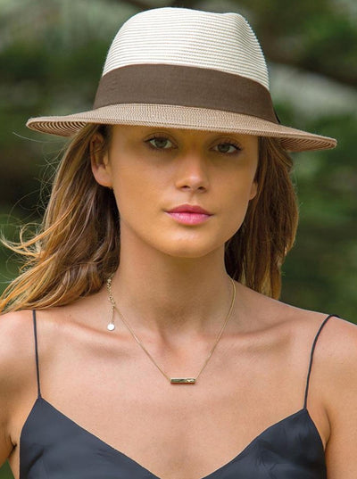 Rigon Bangalow Fedora - Ivory/Stone - Erilan
