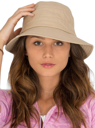 Cancer Council Ladies Golf Hat: Beige - Erilan