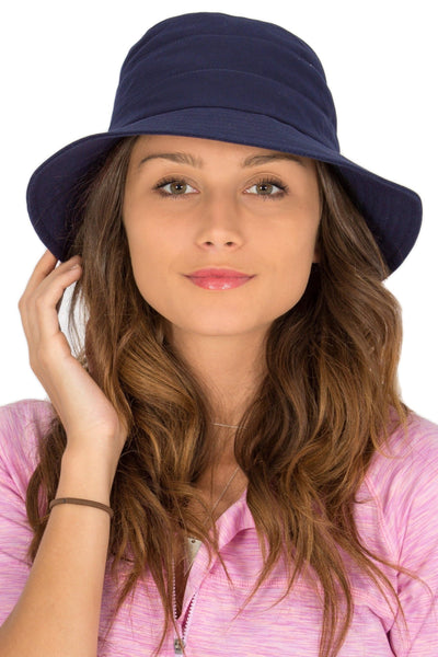 Cancer Council Ladies Golf Hat: Navy - Erilan