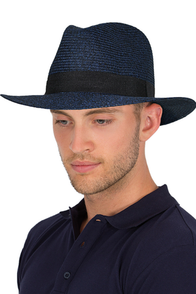 Cancer Council Cafe Fedora Unisex - Navy - Erilan