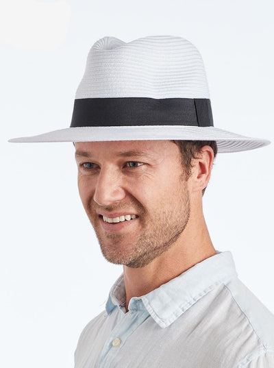 Cancer Council Cafe Fedora Unisex - White - Erilan