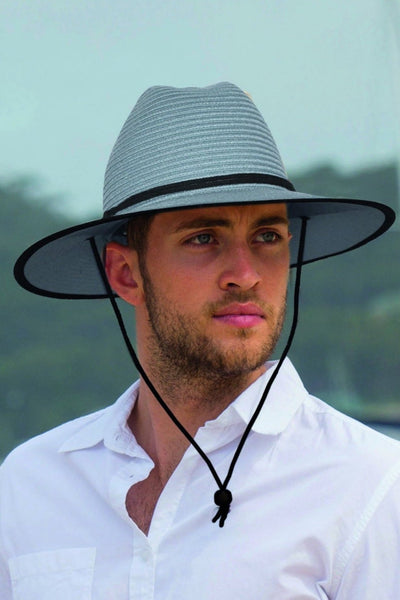 Cancer Council Dan's Surf Hat - Light Grey - Erilan