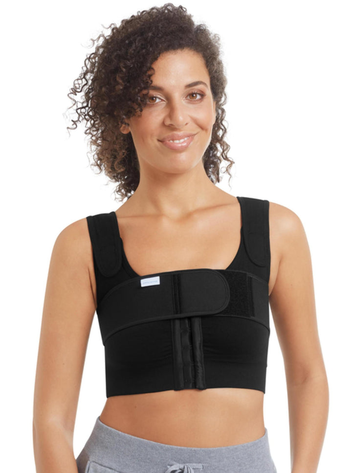 Amoena Sina Seamless Surgical Bra - Black - Erilan