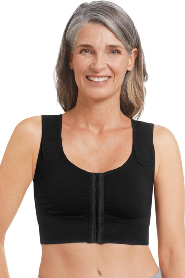 Amoena Sina Seamless Surgical Bra - Black - Erilan