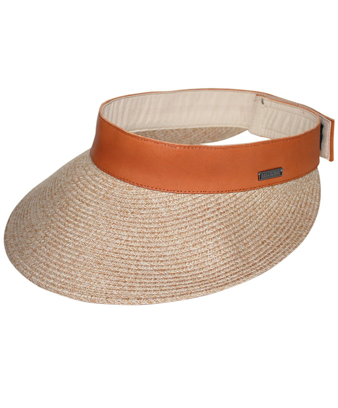 Tina M Copenhagen Audrey Wide Brim Visor - Natural - Erilan