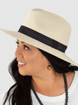 Cancer Council Cafe Flexibraid Fedora Unisex - Ivory