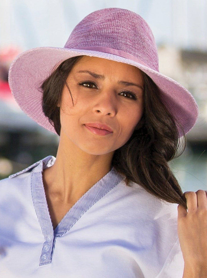 Evoke Aston Fedora - Old Rose/Pink - Erilan